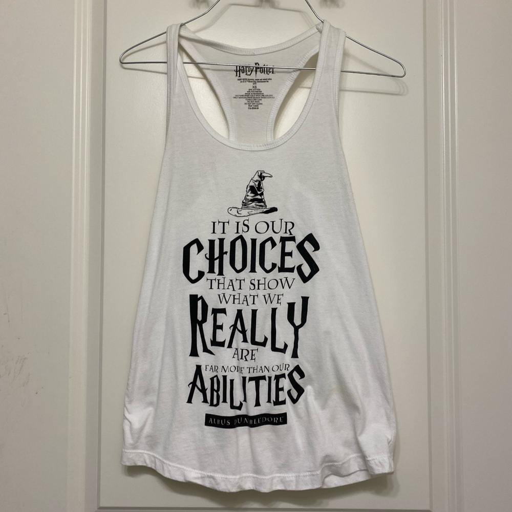Harry Potter Dumbledoor quote tank top